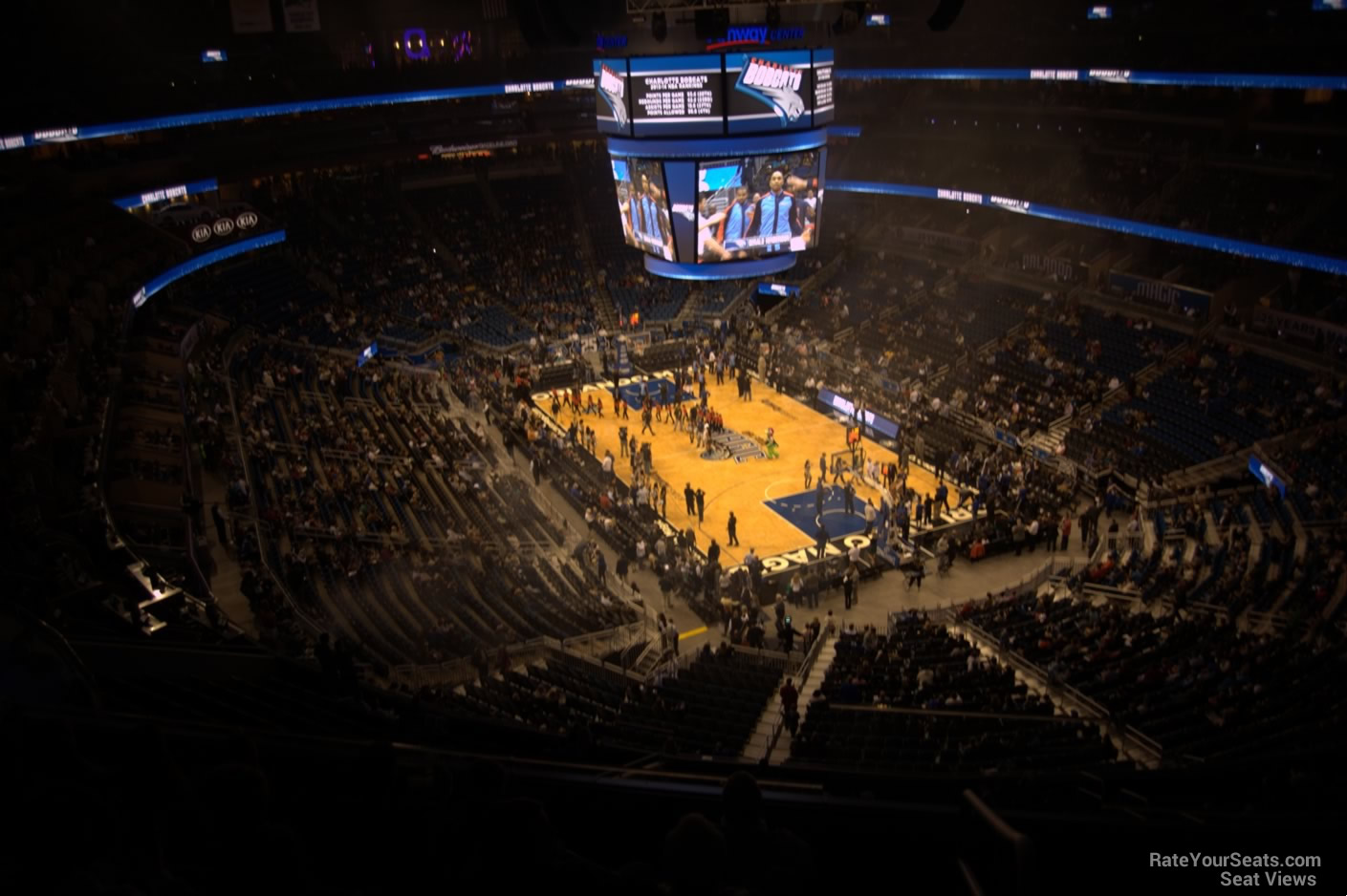 section 220 seat view  for basketball - kia center