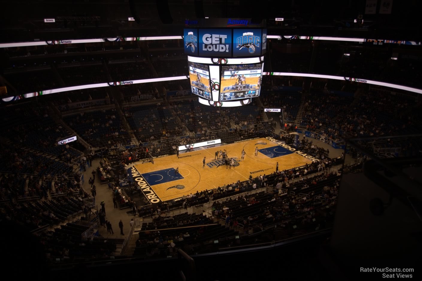 section 228 seat view  for basketball - amway center