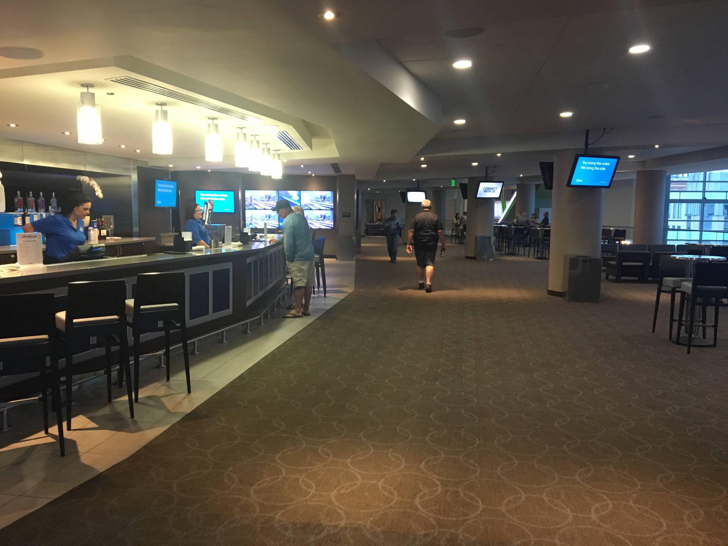 Club Level Lounge Area at Amway Center