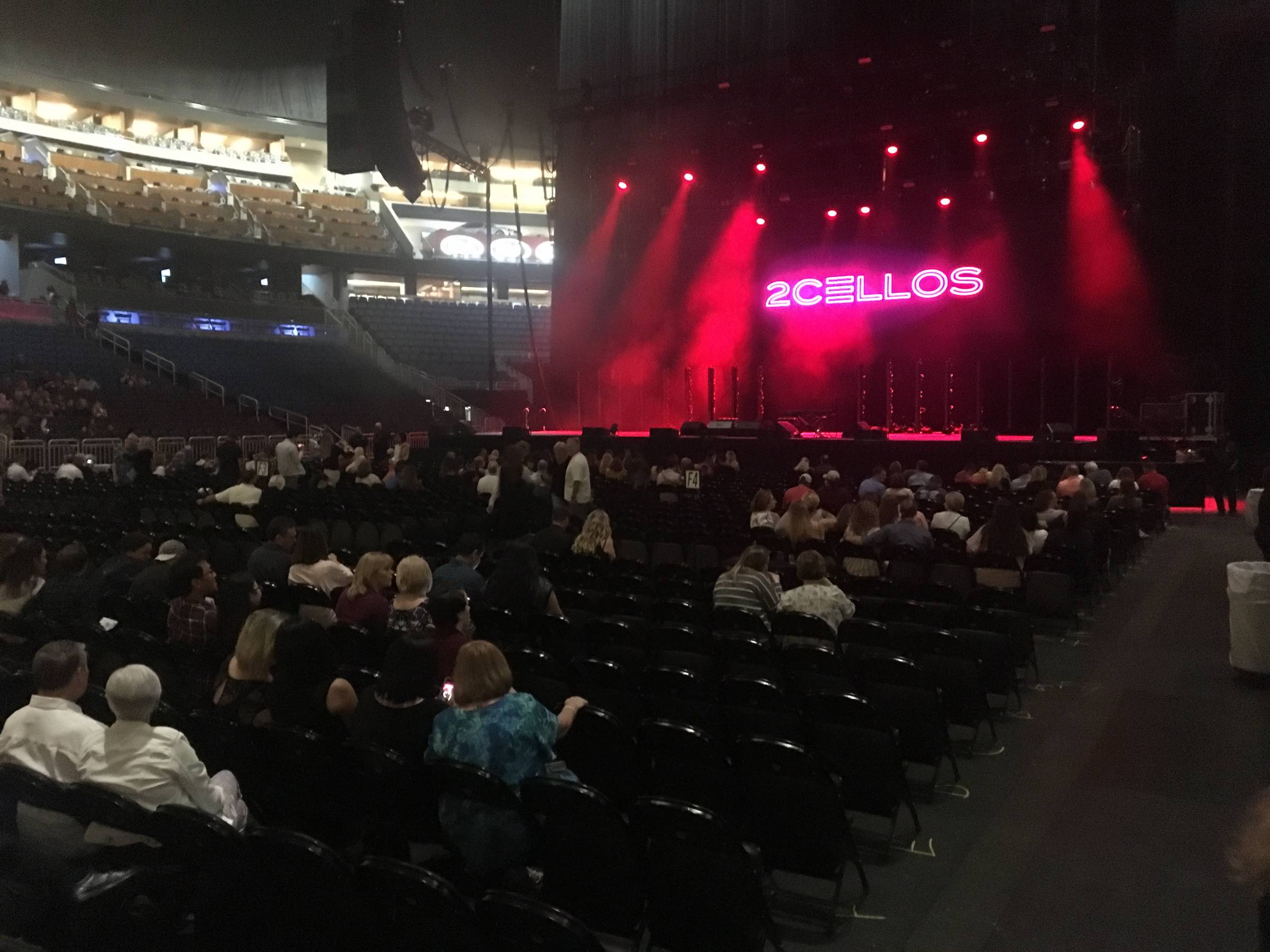 Back Right Floor Level Seats at Amway Center