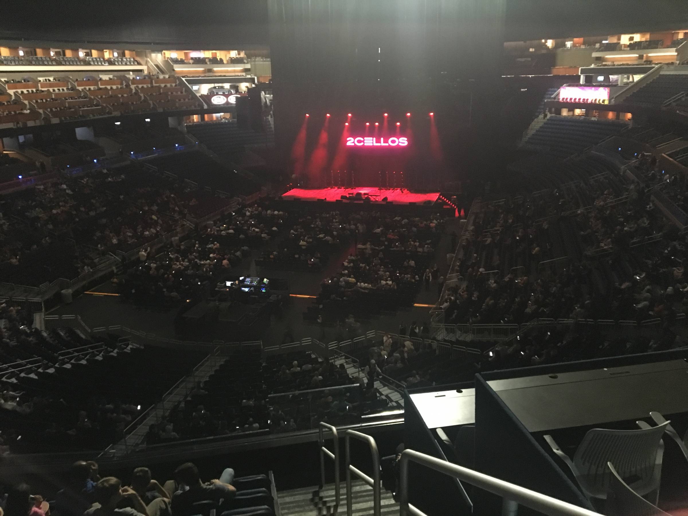 Seating in section 109 at Amway Center