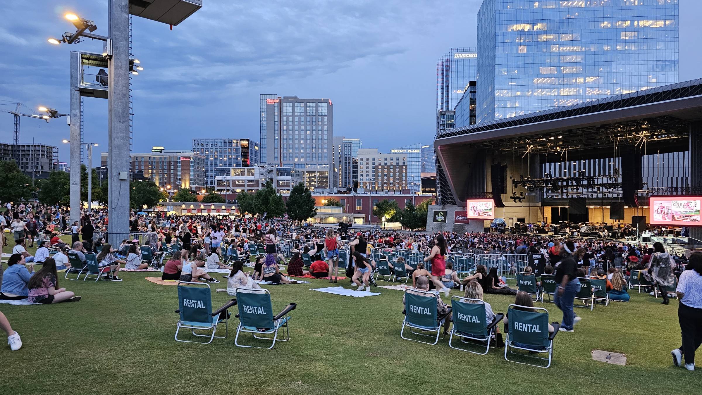 Lawn Seating at Ascend Amphitheater