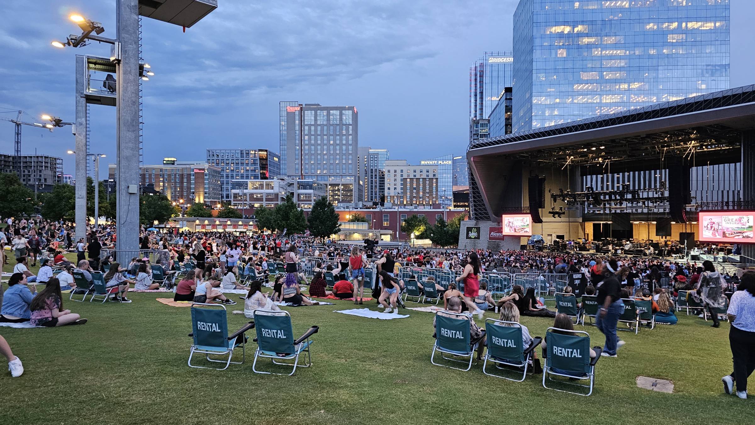 Ascend Amphitheater Lawn Seats