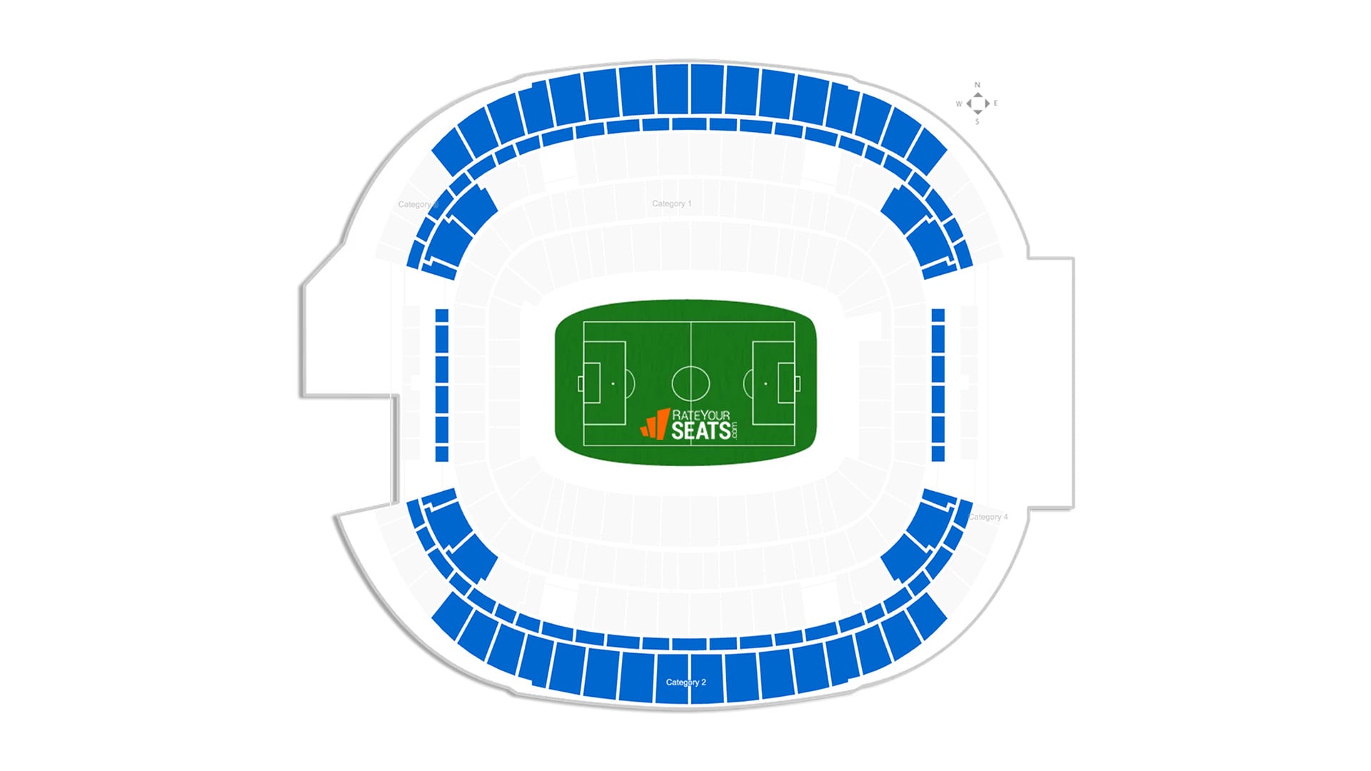  AT&T Stadium Category 2 Seating