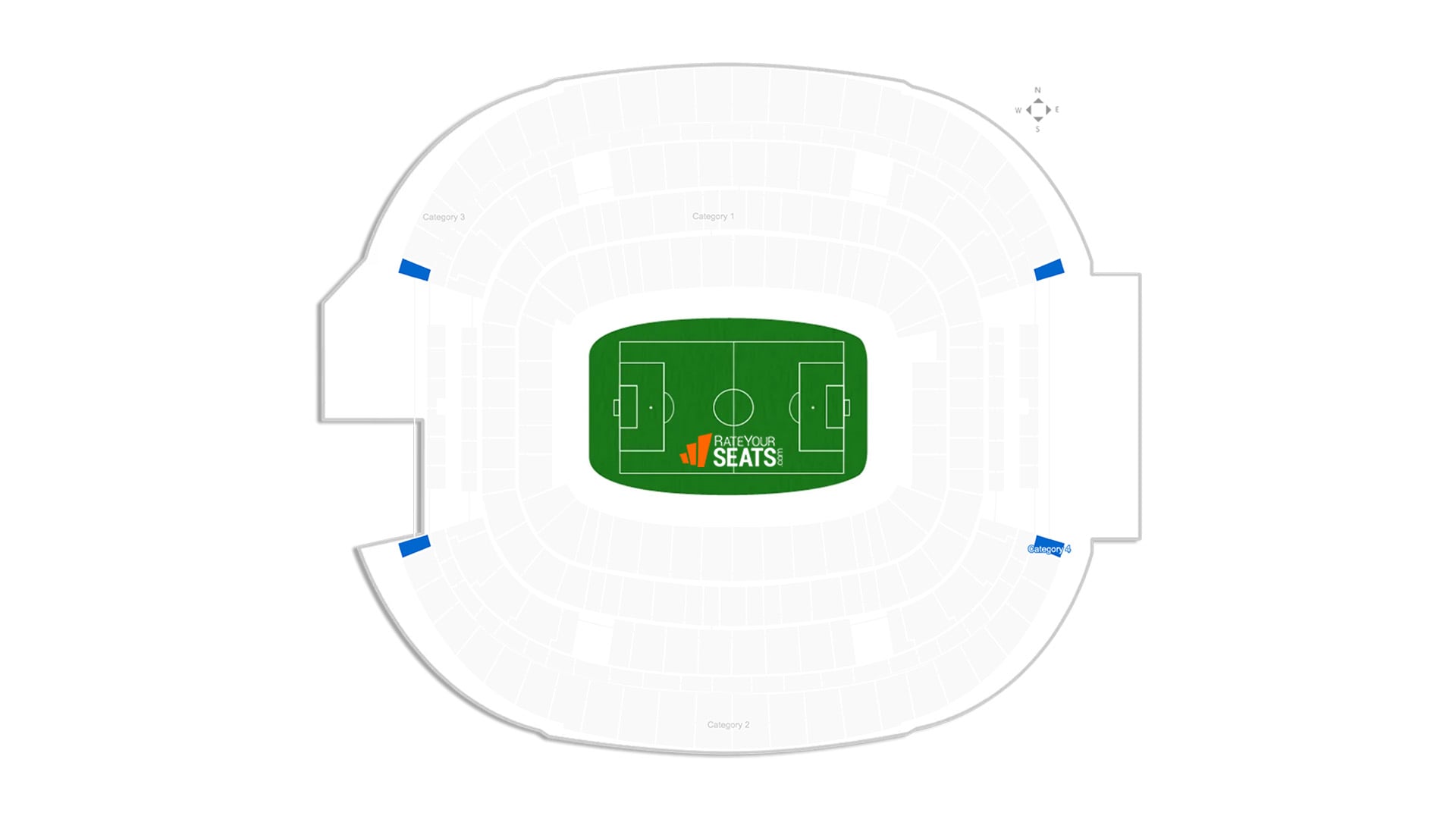  AT&T Stadium Category 4 Seating