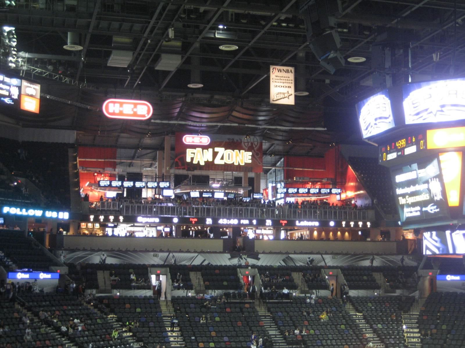 Section 128 at Frost Bank Center 