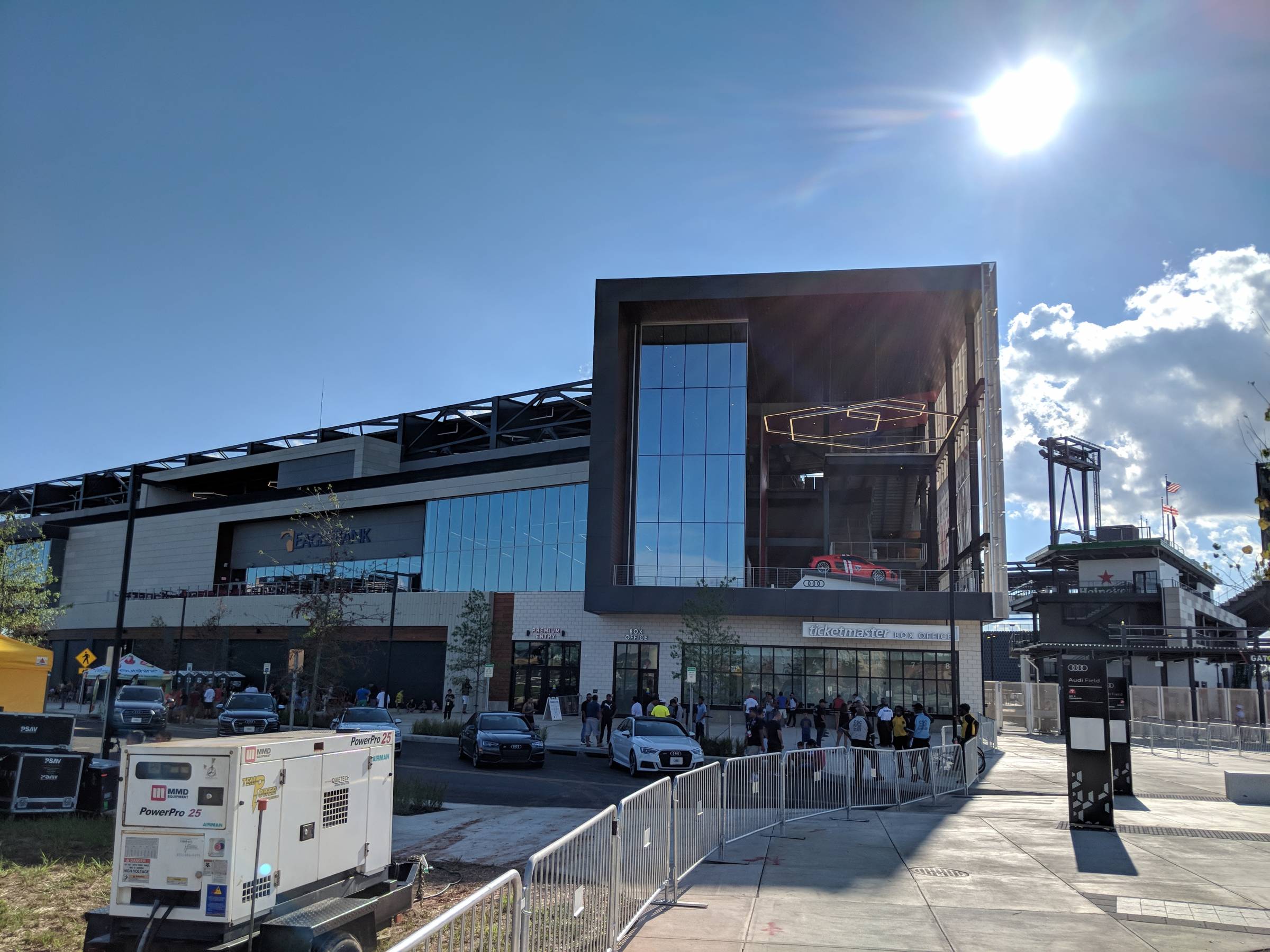 entrance to Audi Field in Washington DC