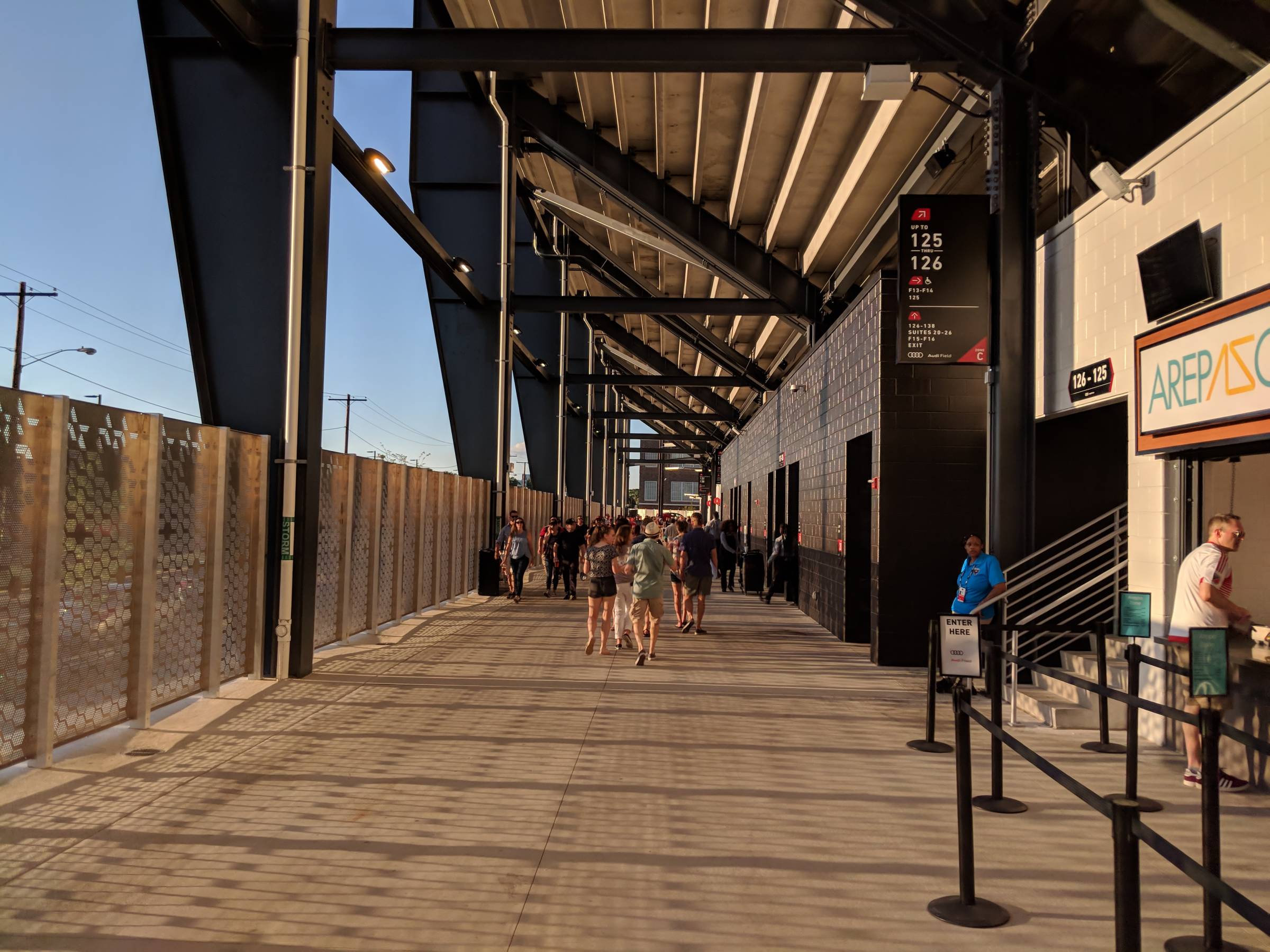 west concourse at Audi Field