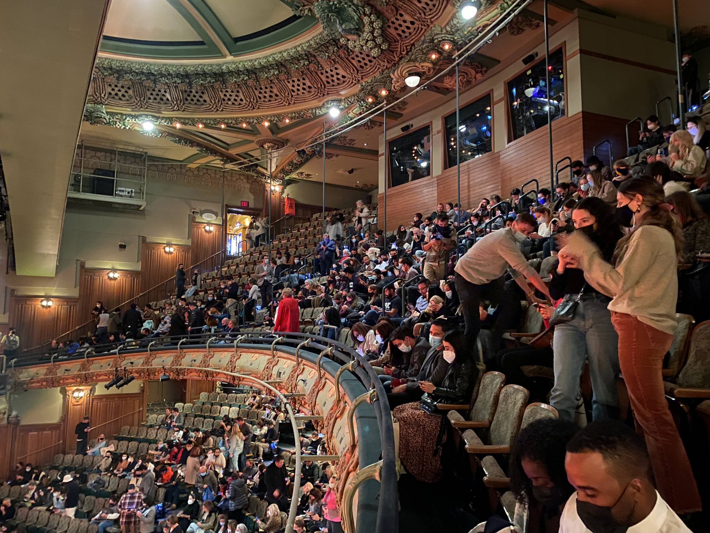 balcony at new amsterdam theatre