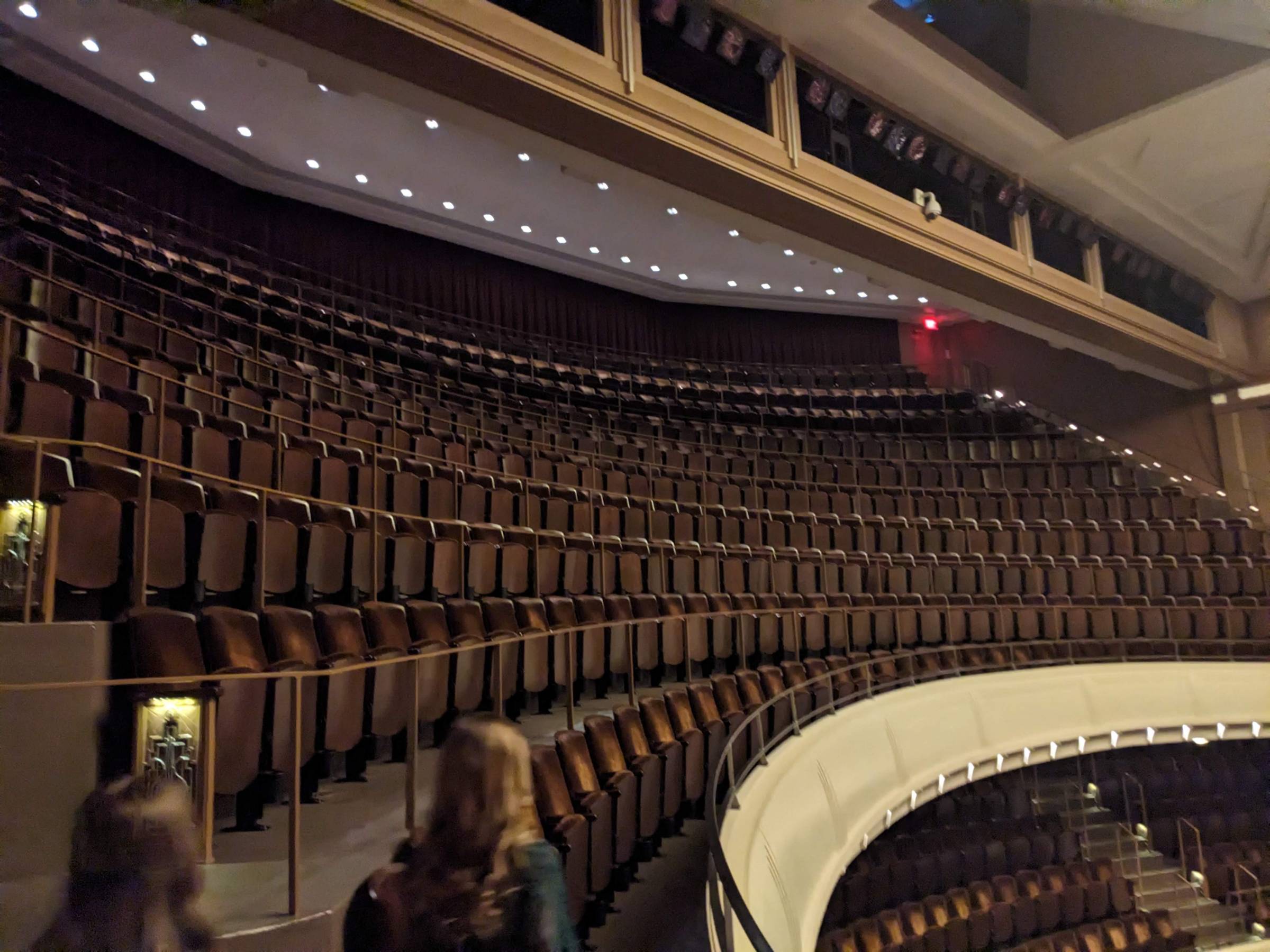 balcony seat in reynolds hall at smith center