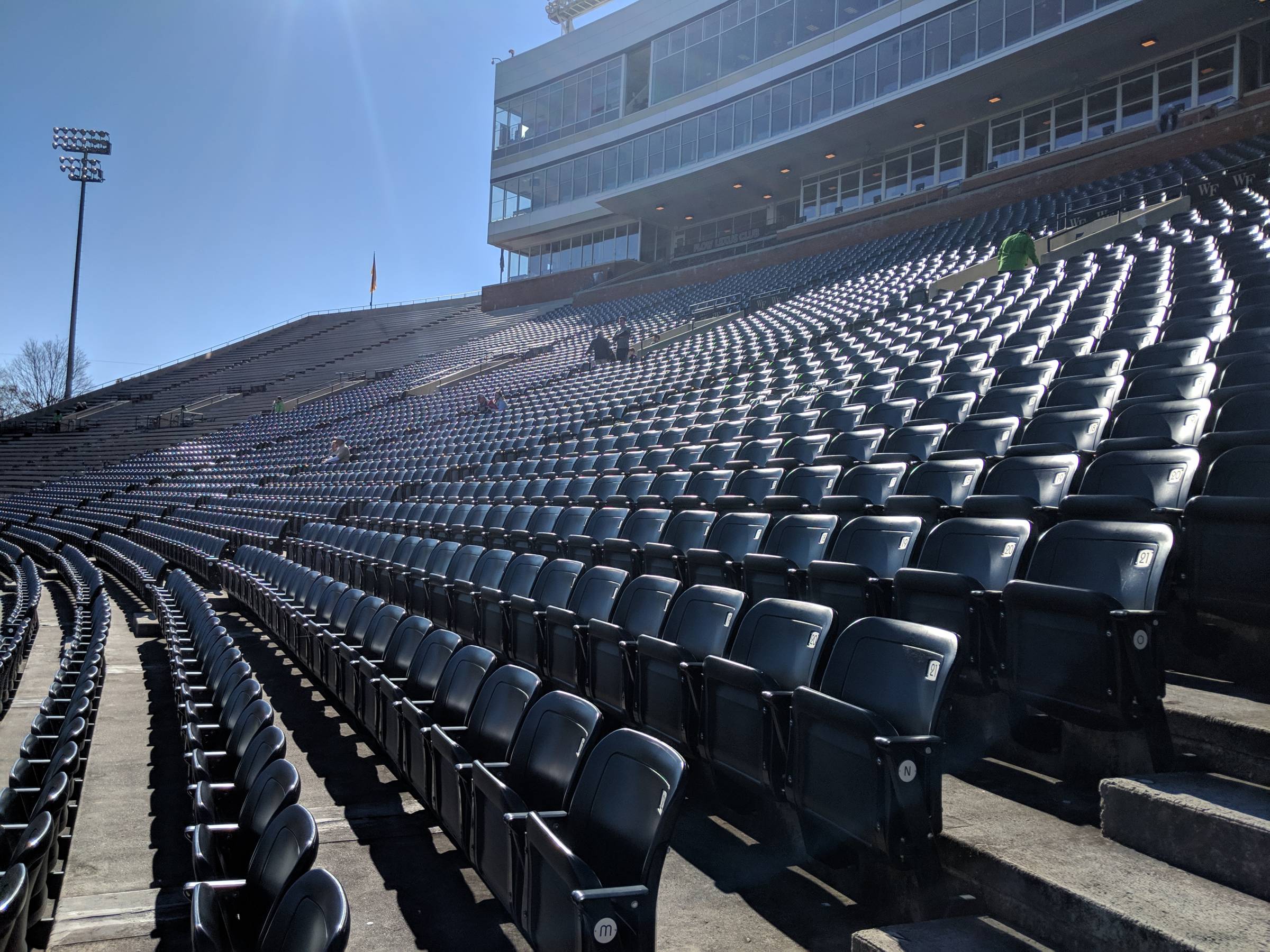 chairback seats at truist field