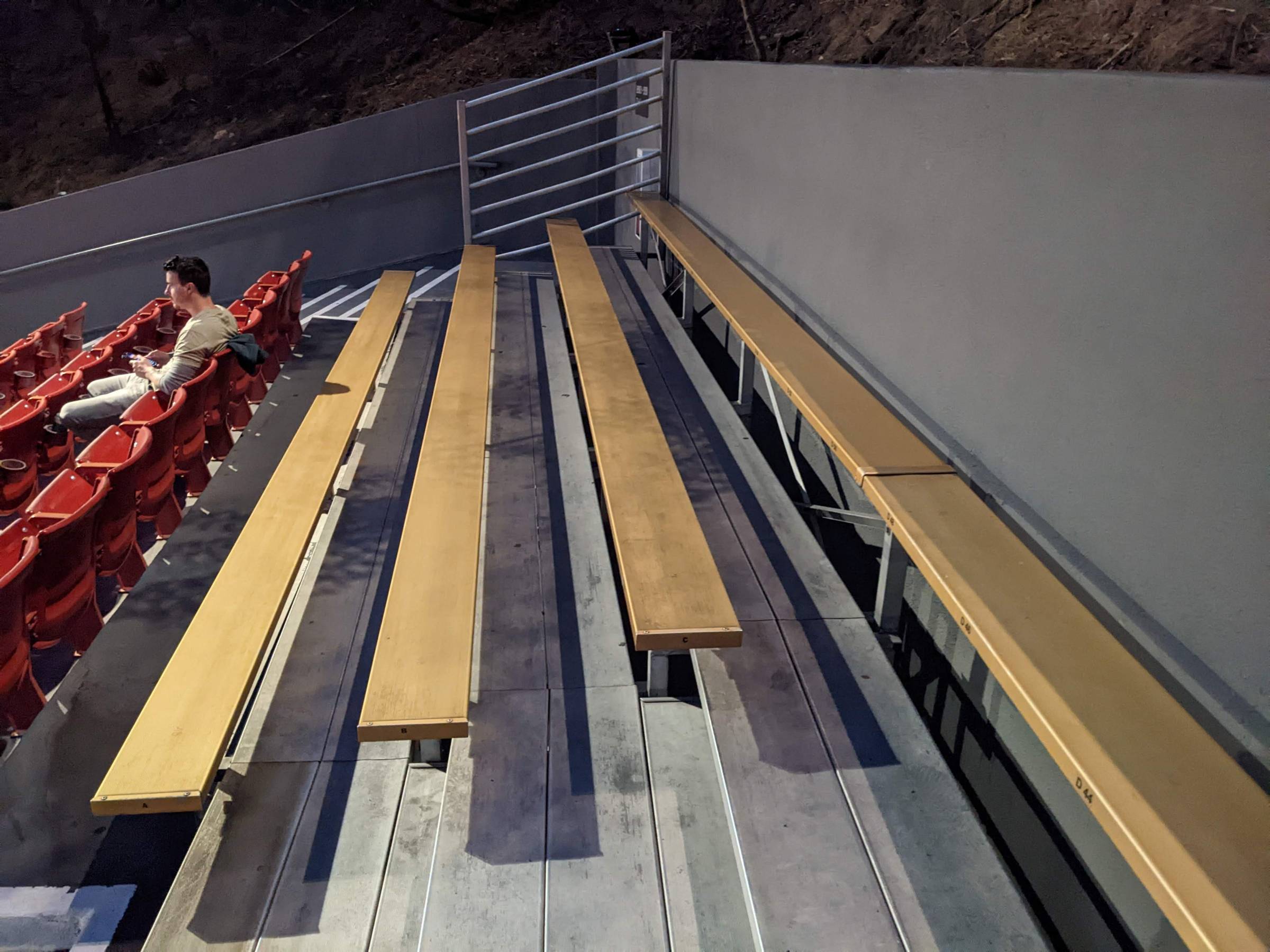 benches at greek theatre la