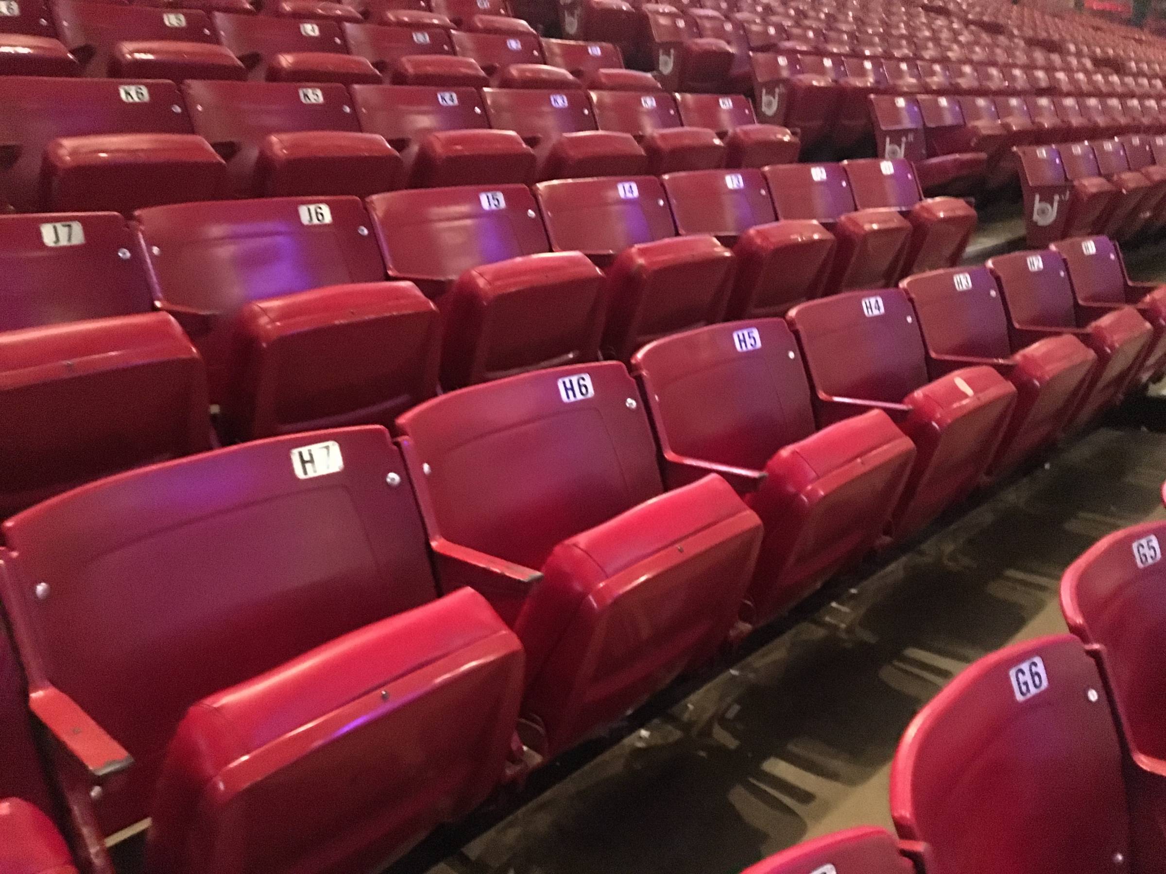 Lower Level Bowl reserved seats at Legacy Arena