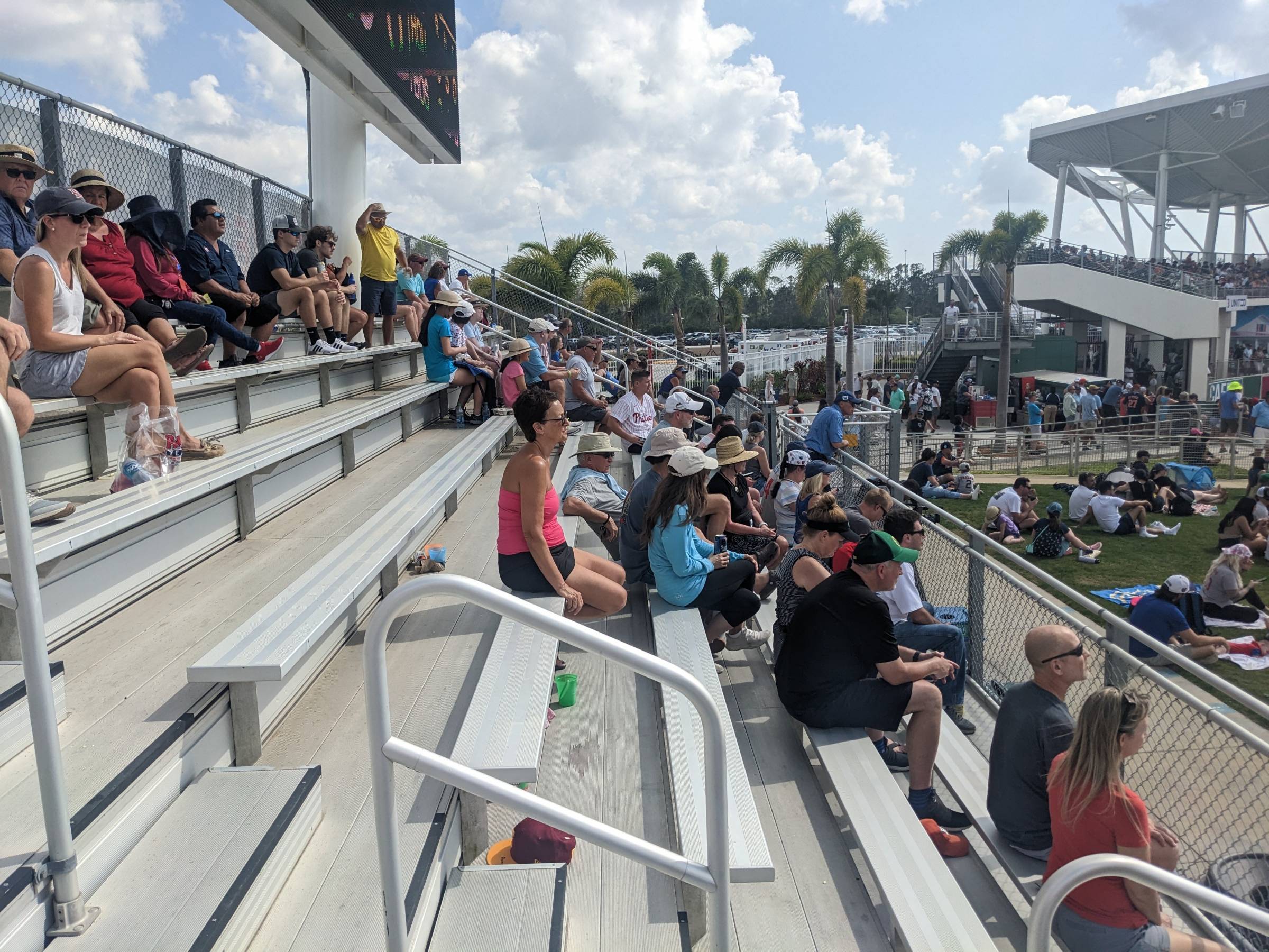 bleachers at jetblue park