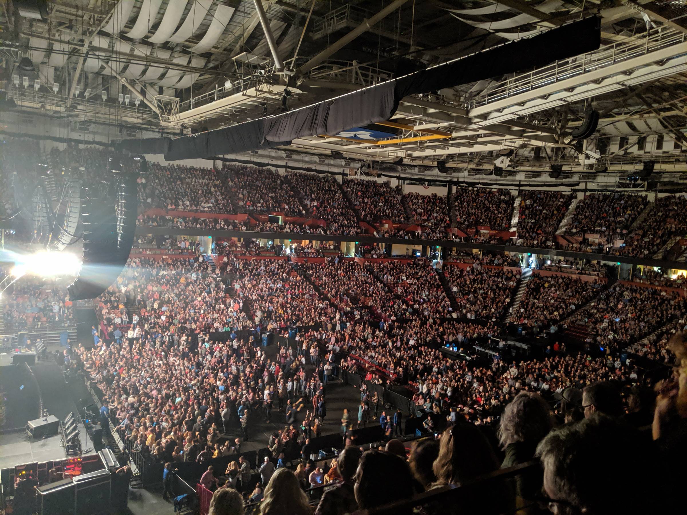 bon secours arena concert floor