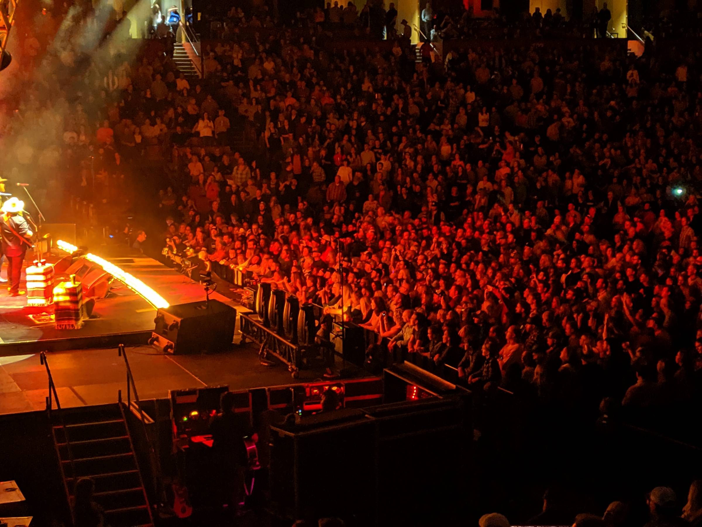 front row in pit