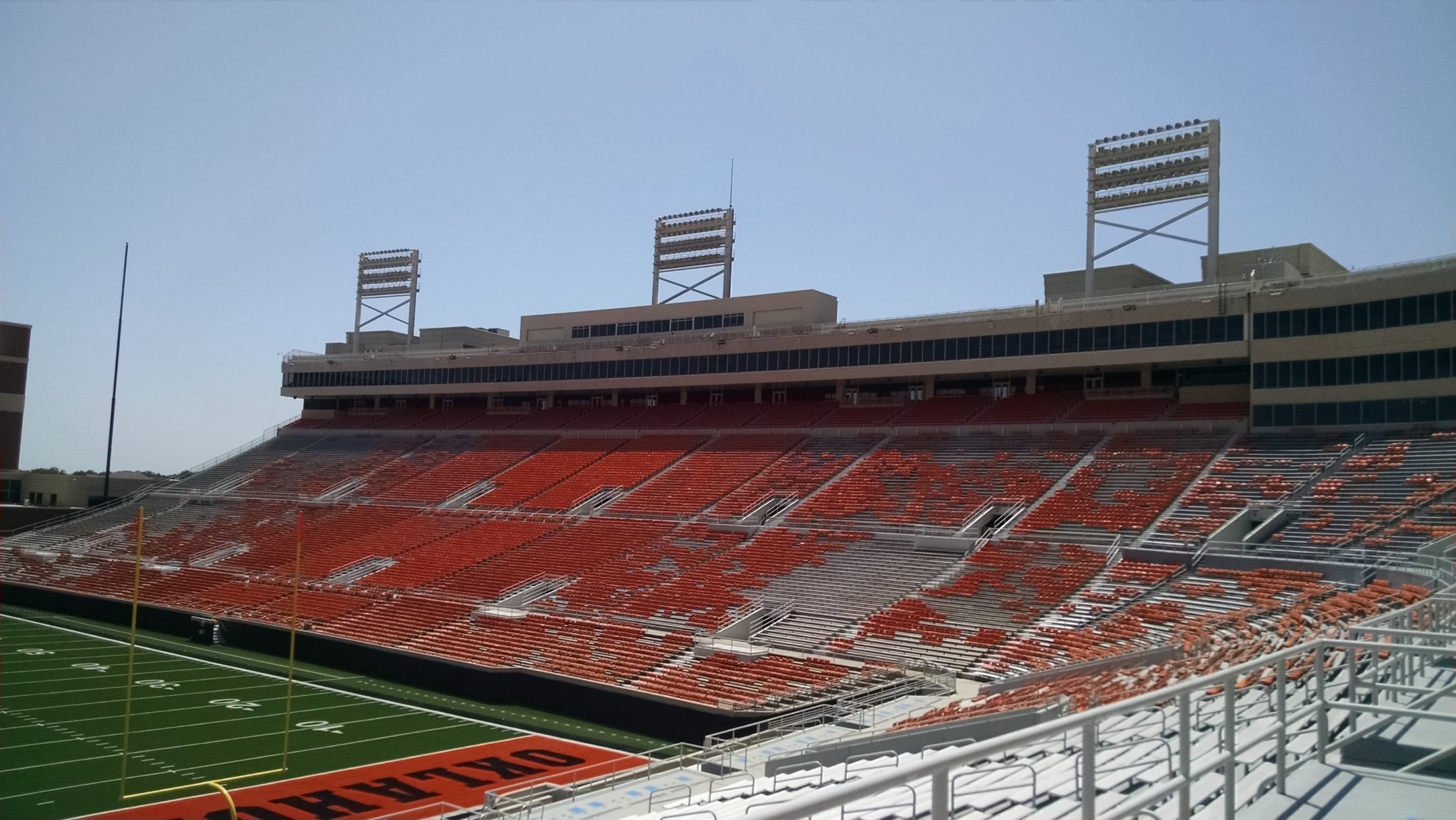 south side of the stadium