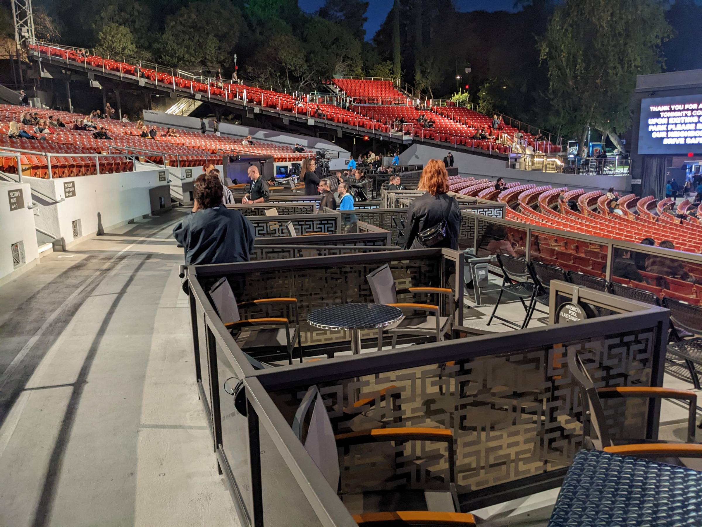 Greek Theatre Los Angeles Box Seats
