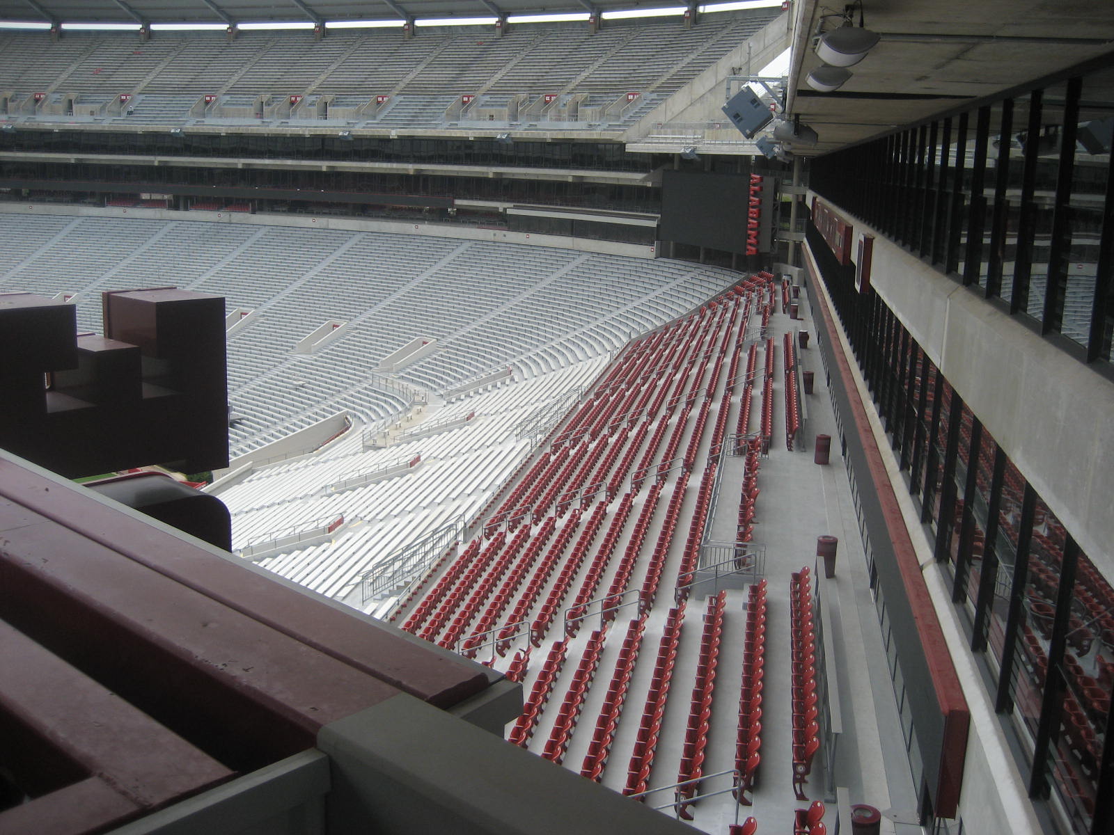 Chairback Seating At Bryant Denny Stadium Rateyourseatscom