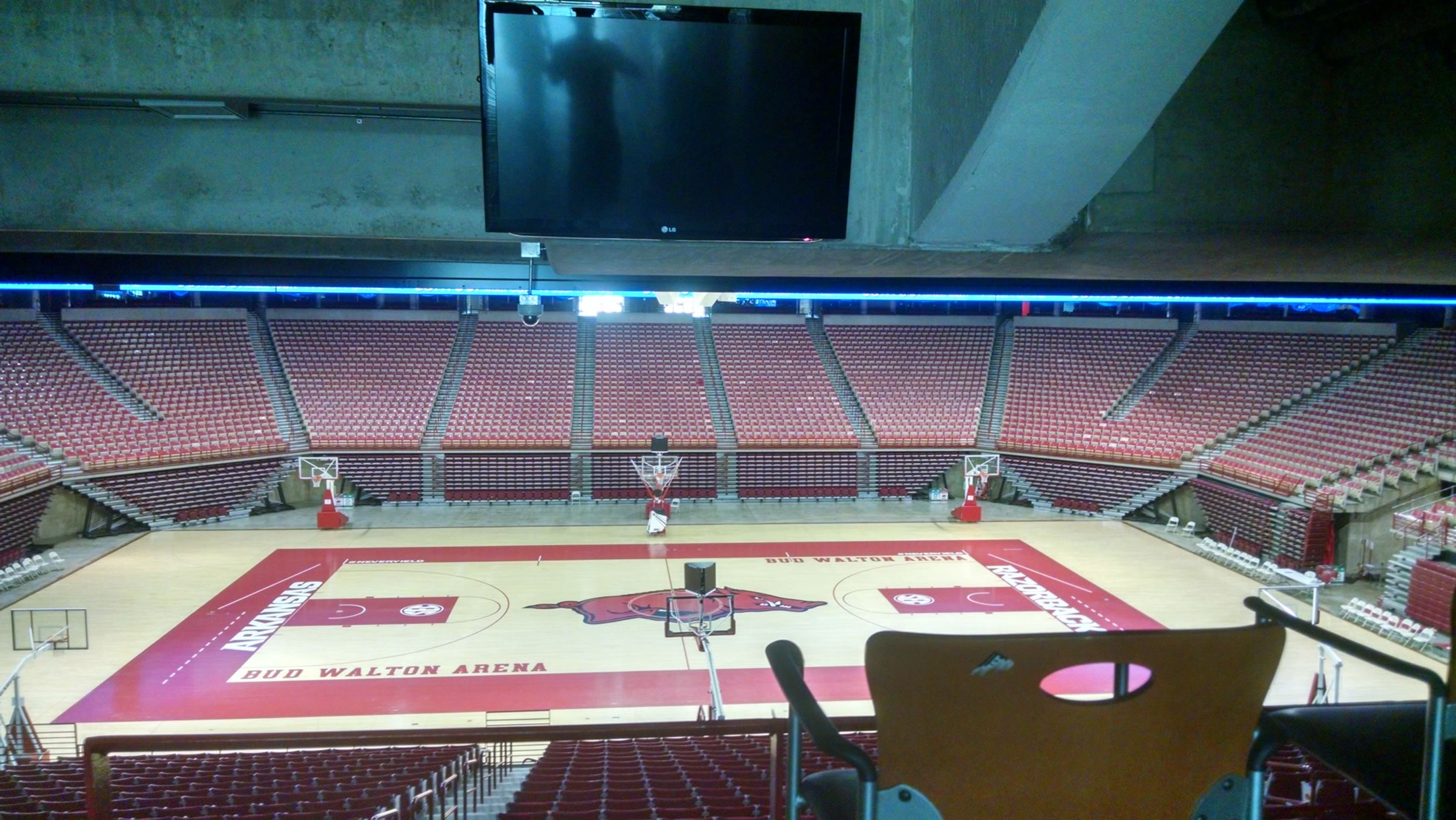 Bud Walton Arena Interactive Seating Chart