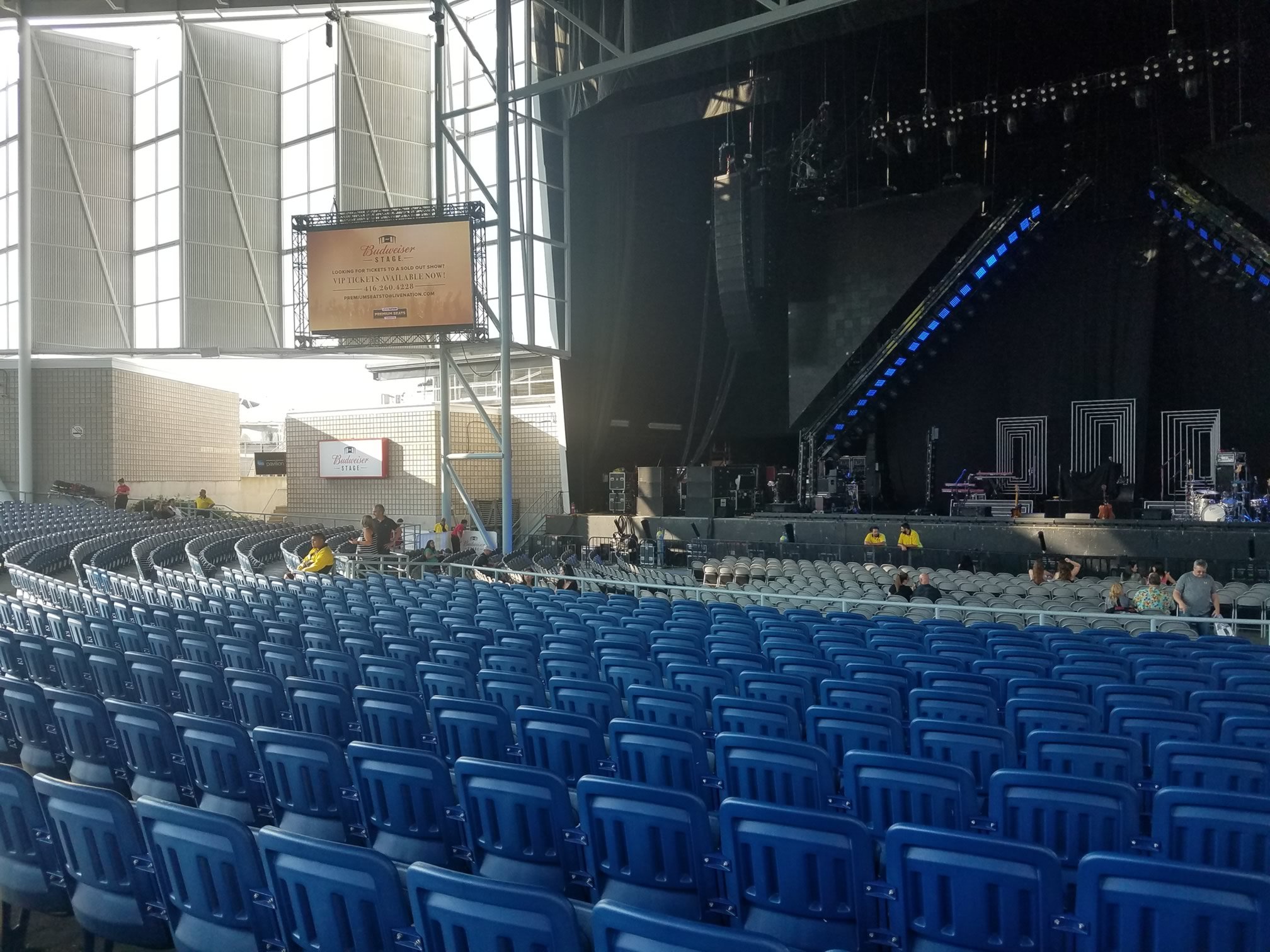 Molson Amphitheatre Detailed Seating Chart