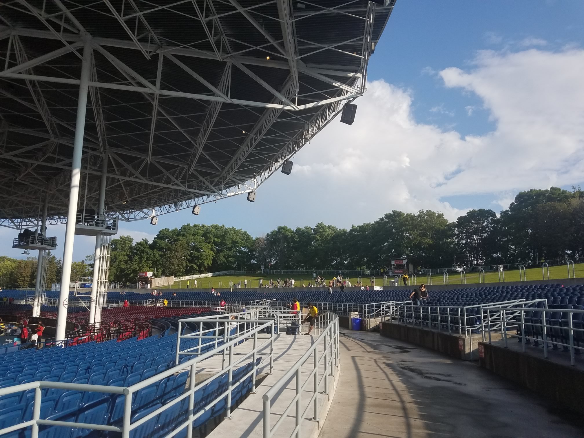 Budweiser Stage Detailed Seating Chart