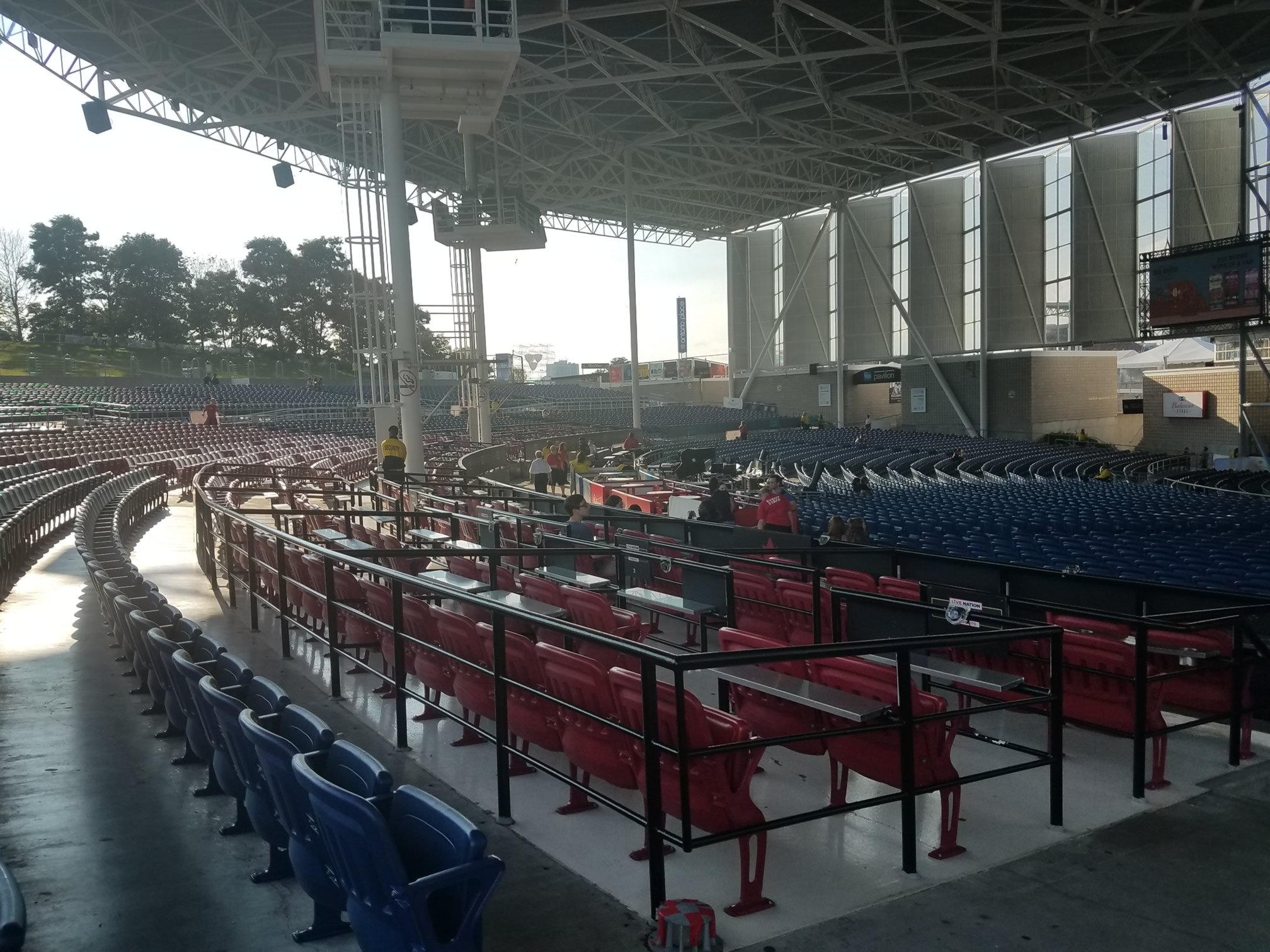 Budweiser Stage Seating