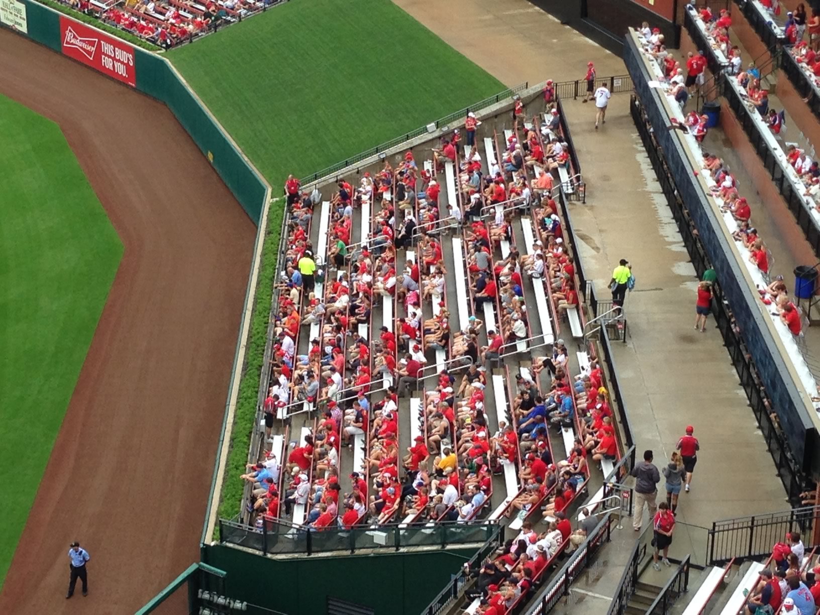 sections 101, 103, 105 busch stadium