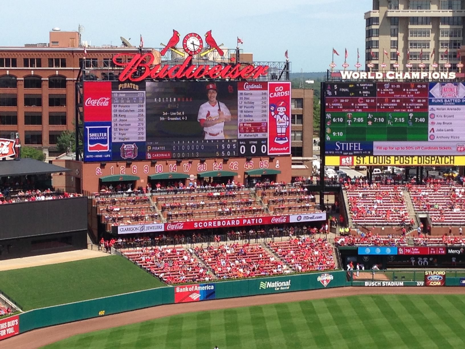 Busch Stadium Bank Of America Club Seating Chart