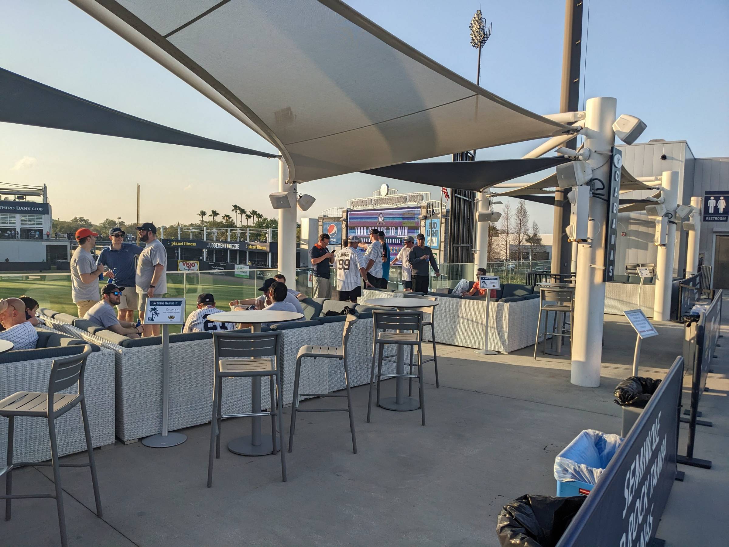 cabanas at george steinbrenner field