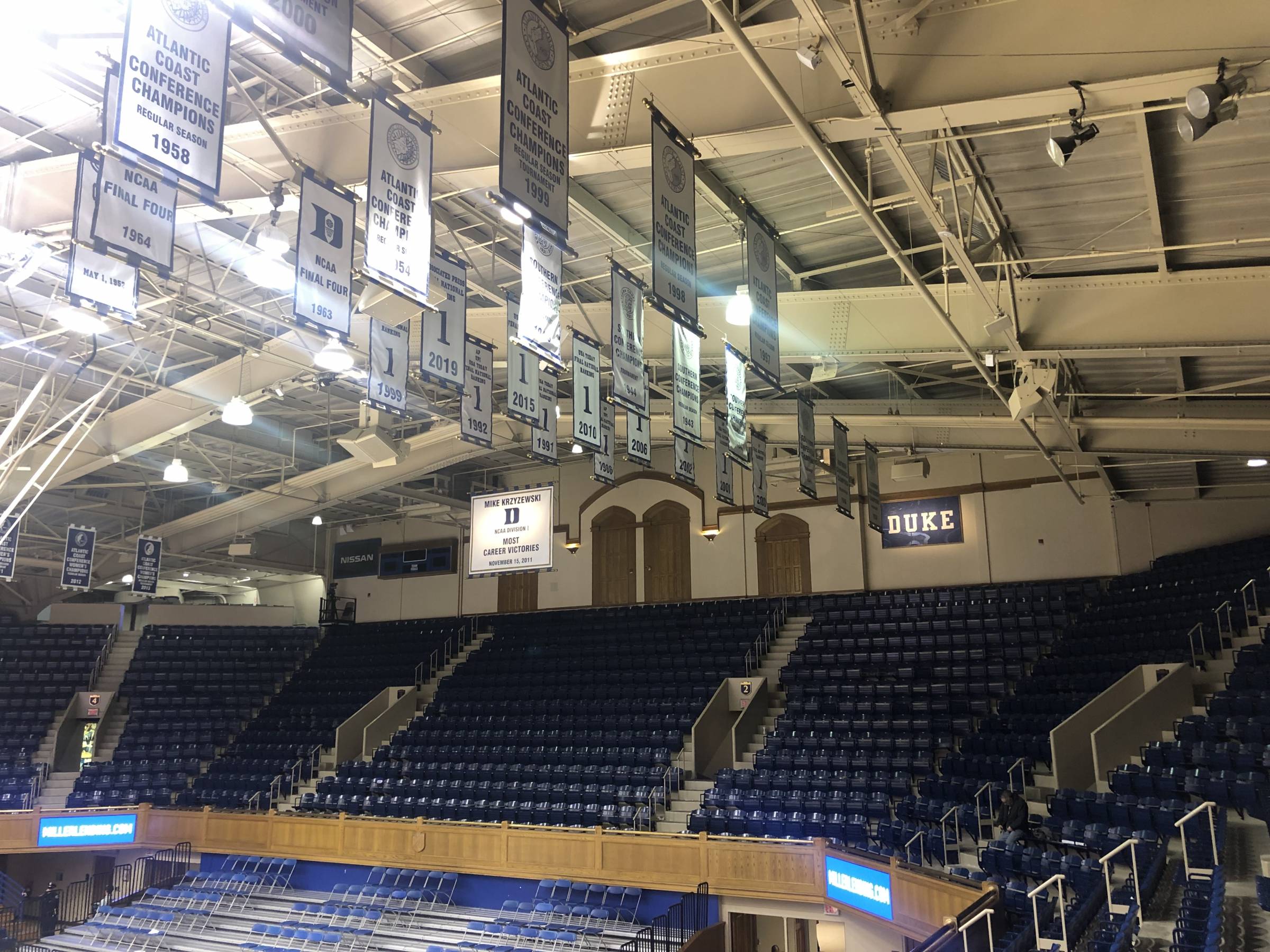 cameron indoor stadium virtual tour