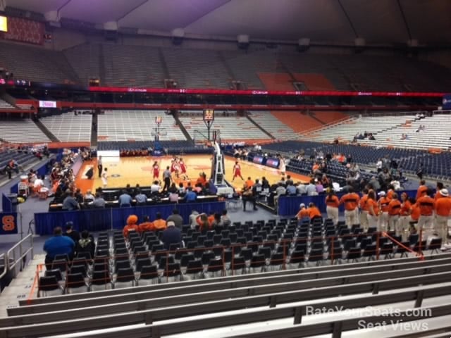 section 104 seat view  for basketball - jma wireless dome