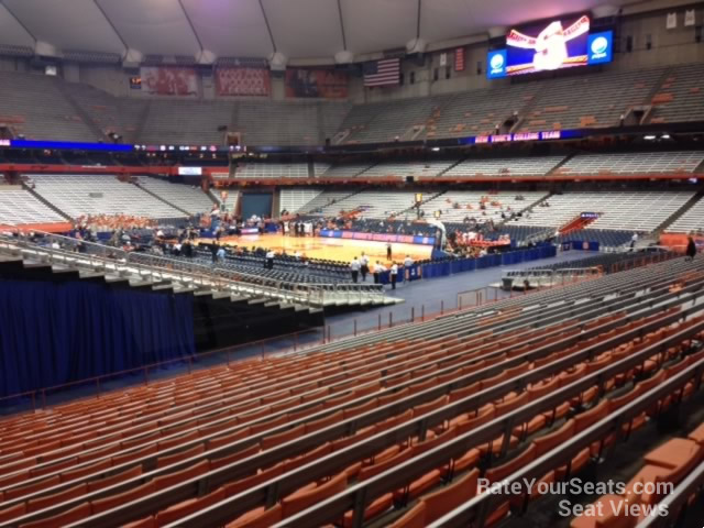 section 116 seat view  for basketball - jma wireless dome