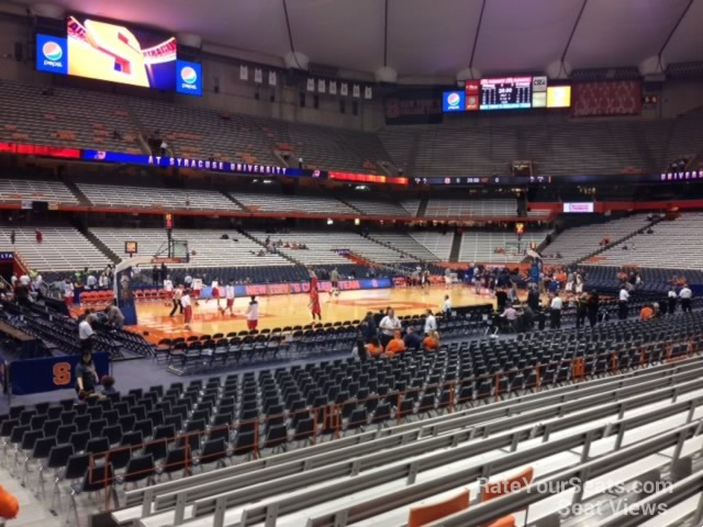 section 125 seat view  for basketball - jma-wireless-dome