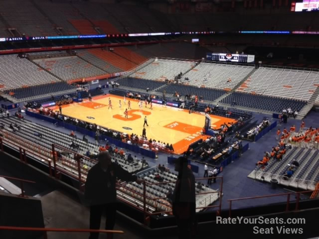 section 307 seat view  for basketball - carrier dome