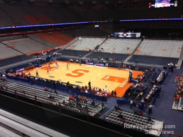 section 308 seat view  for basketball - jma wireless dome