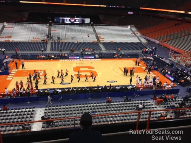 section 310 seat view  for basketball - jma wireless dome