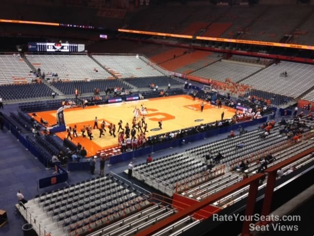 section 312 seat view  for basketball - jma wireless dome