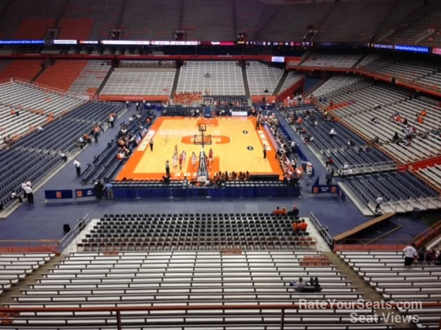 section 316 seat view  for basketball - jma wireless dome