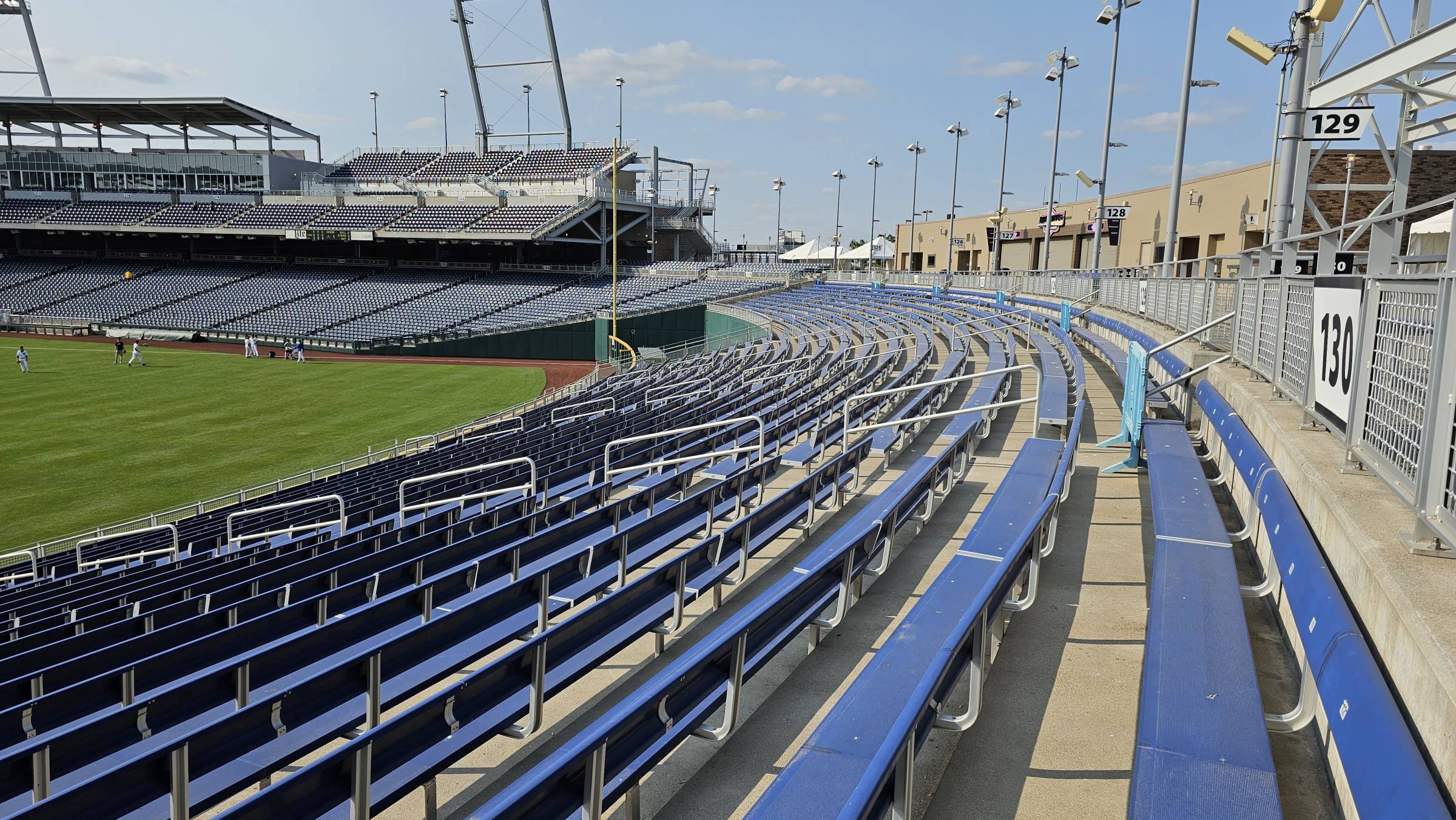 Bleacher seat at Charles Schwab Field