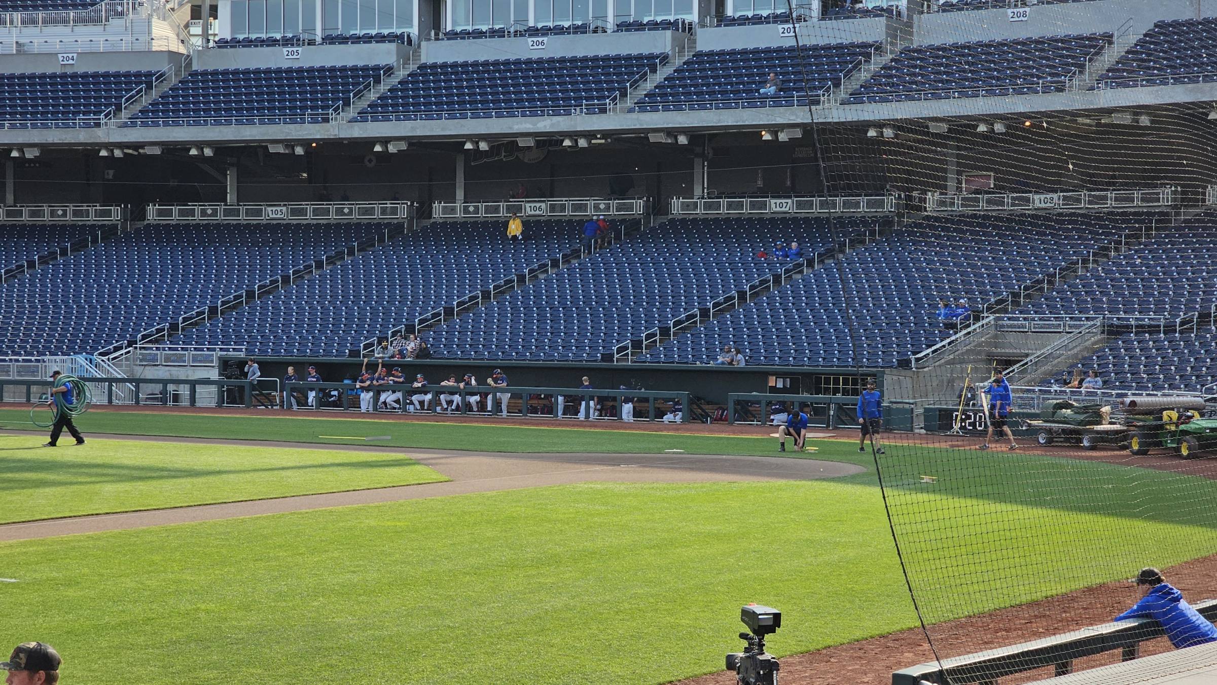 Charles Schwab Field Visitor Dugout