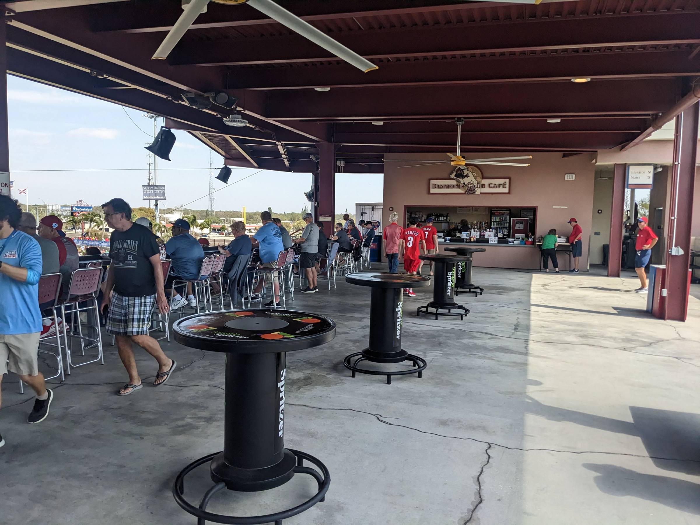 club concourse at baycare ballpark