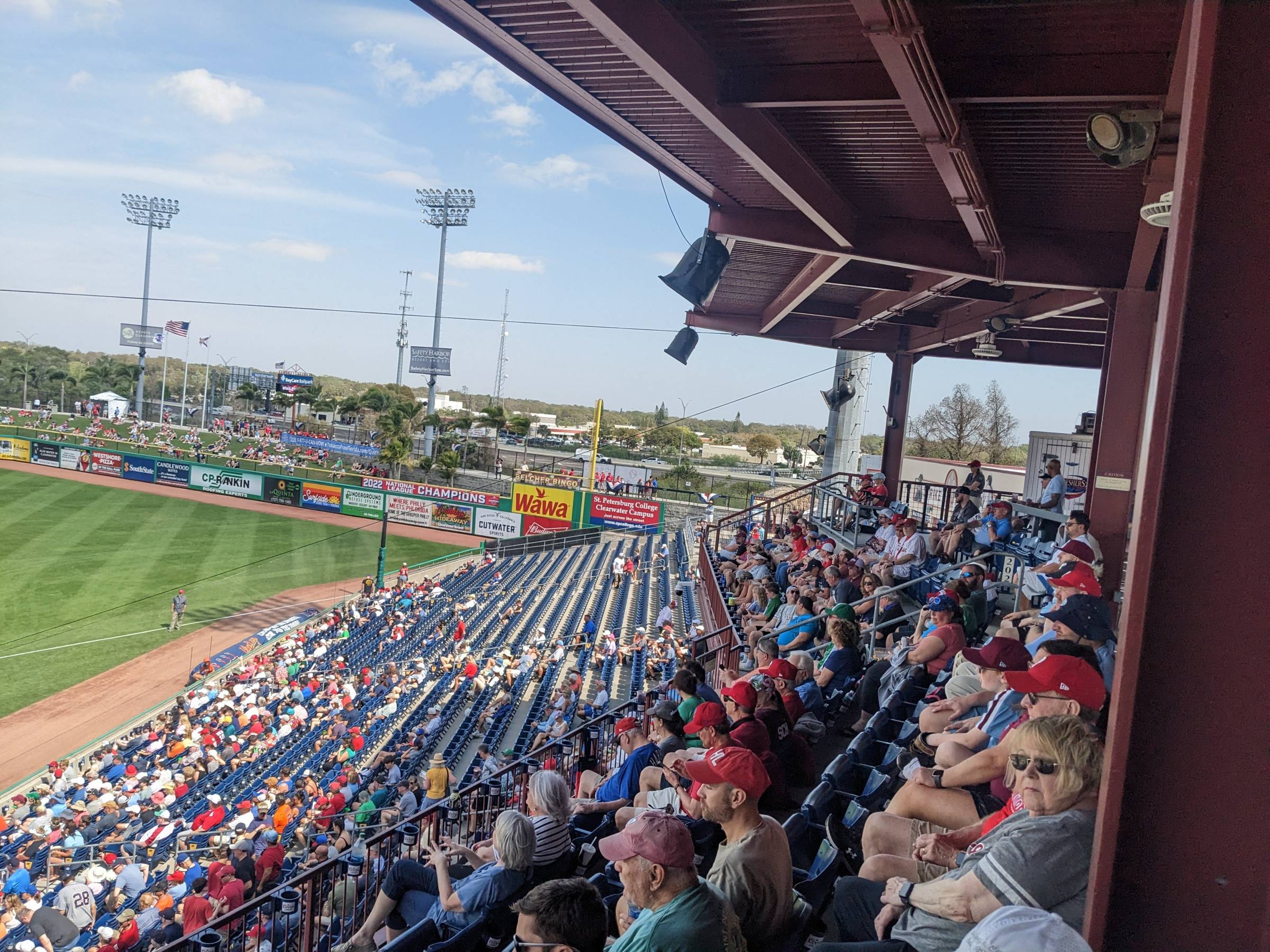 club seats at baycare ballpark