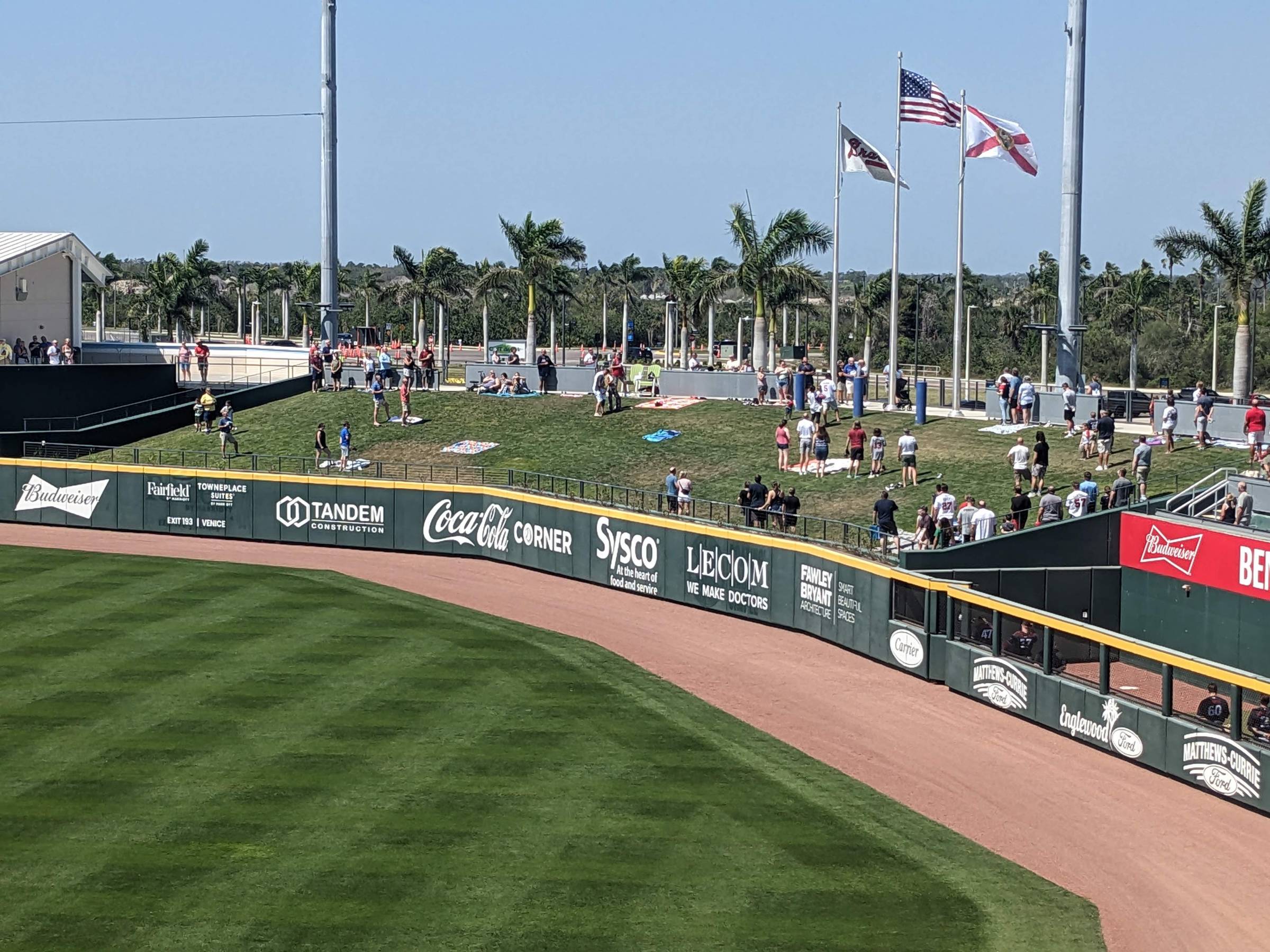 view of berm seats