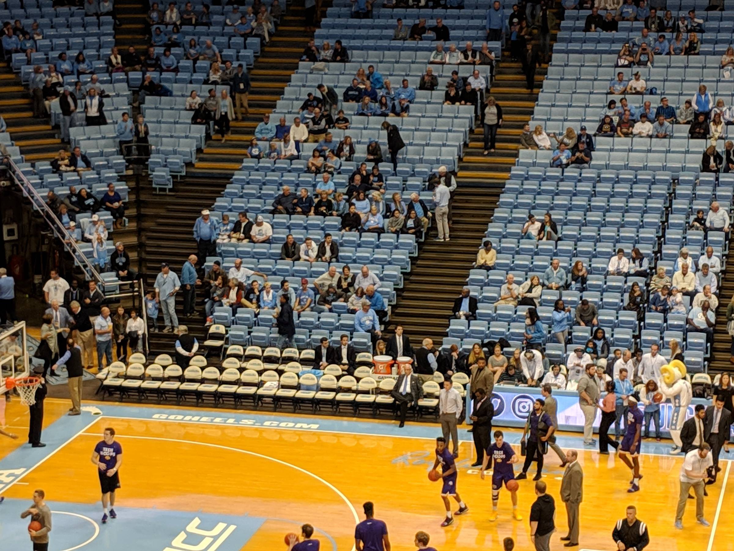 Dean Smith Center Seating