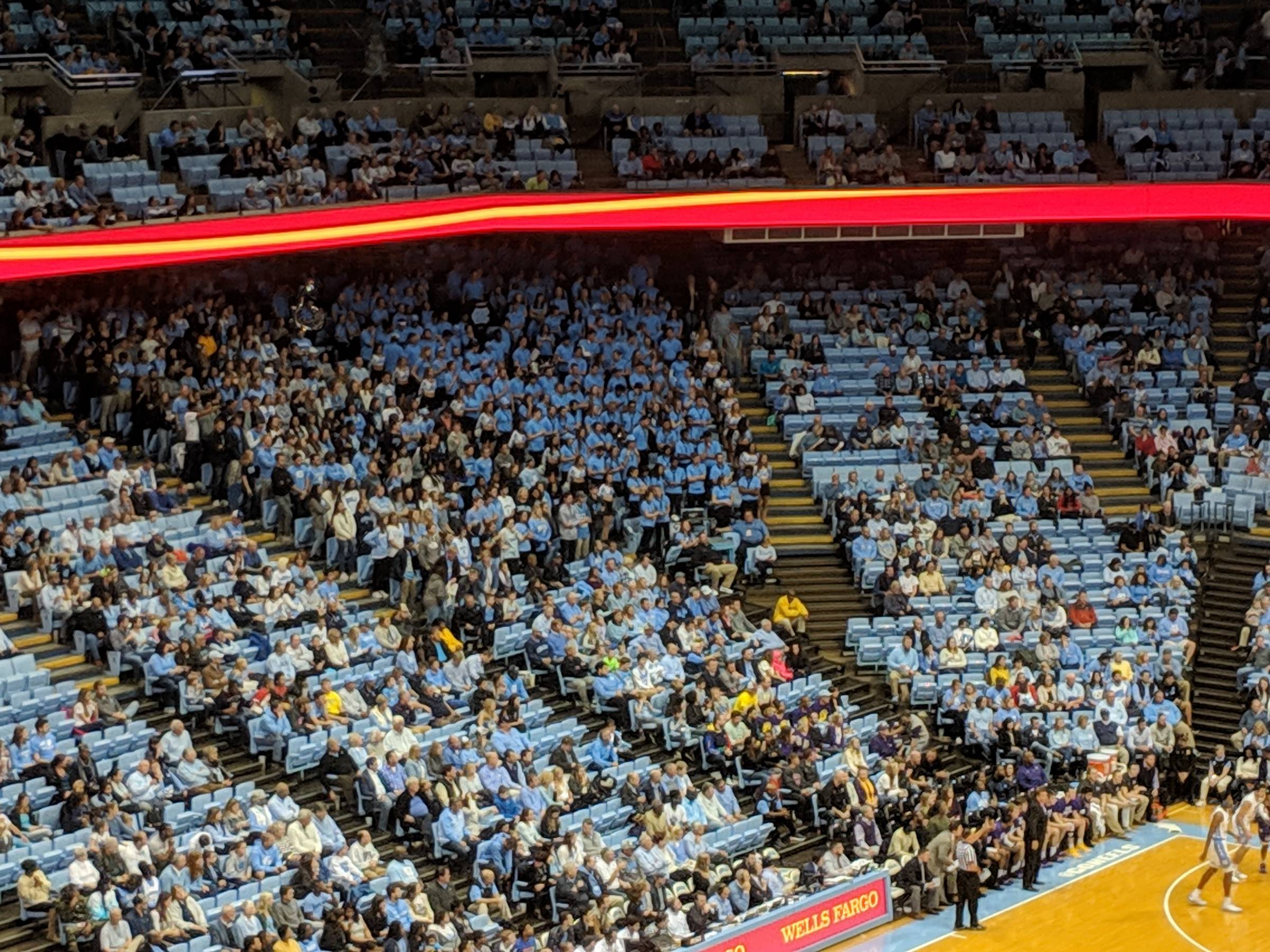 Dean Smith Center Seating