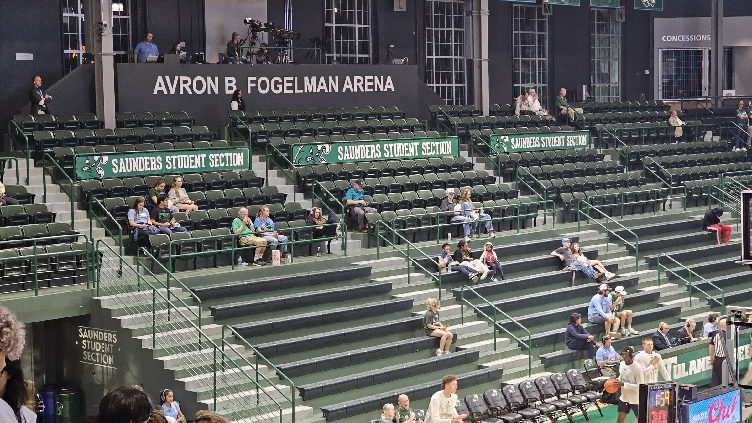 Student Section Seating at Devlin Fieldhouse