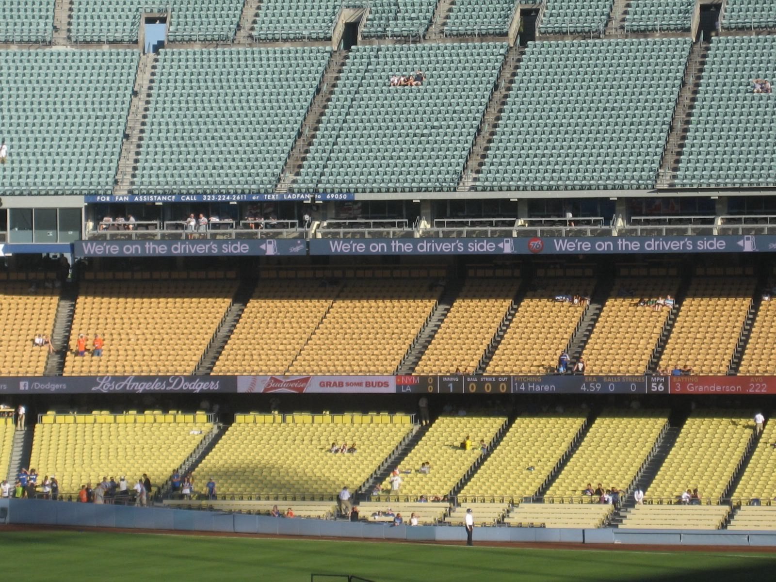 seating levels at dodger stadium