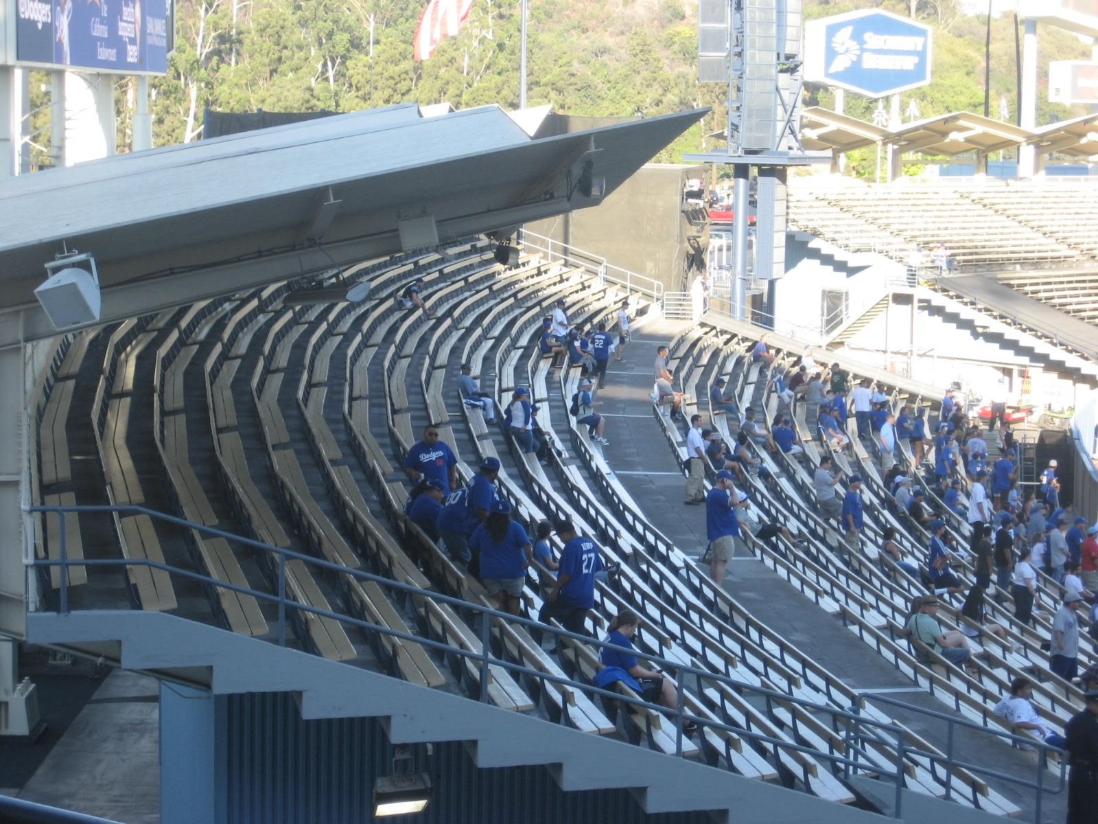 outfield pavilion seats dodger stadium