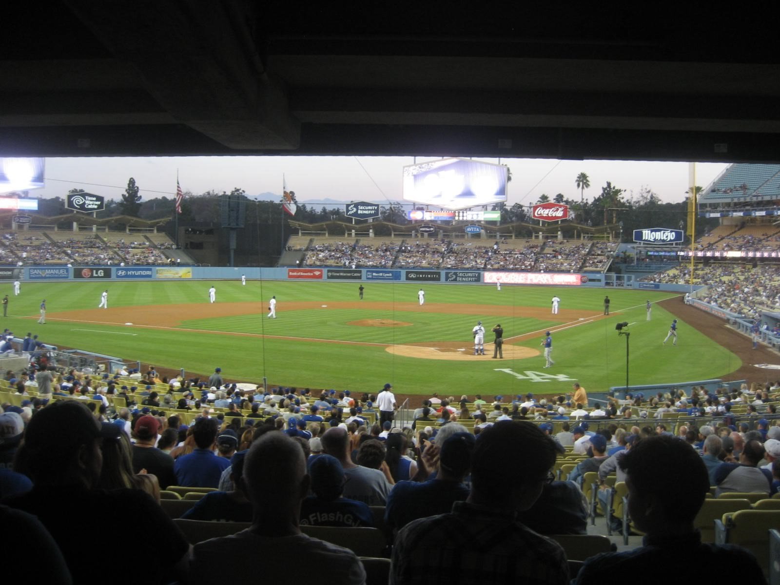 Dodger Stadium Row Chart